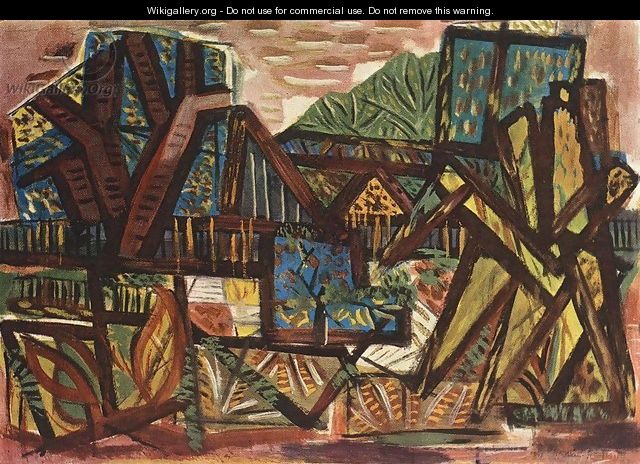 Landscape at Bekasmegyer 1947 - Janos Pirk