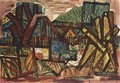 Landscape at Bekasmegyer 1947 - Janos Pirk