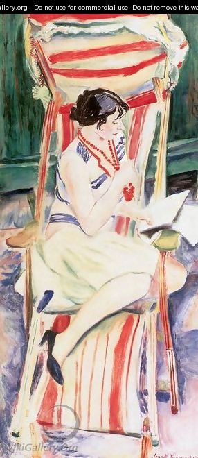 Mimi in the Deckchair 1927 - Ferenc Hatvany