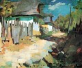 Village Street 1930 - Odon Marffy