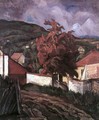 Hillside with Autumnal Tree 1935 - Tibor Duray