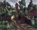 Detail of Szentendre 1935 - Tibor Duray