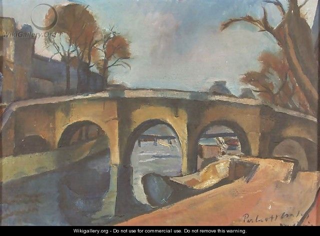 Bank of the Seine (Bridge in Paris) 1931 - Tibor Duray