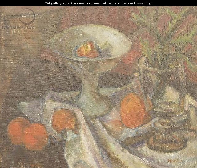Still-life with Fruit Bowl 1936 - Louis Valtat