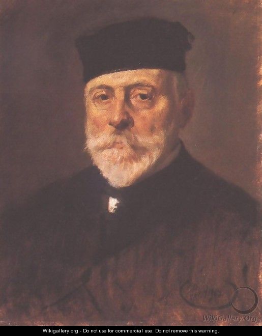 Portrait of odon Lechner 1909 - Bela Onodi