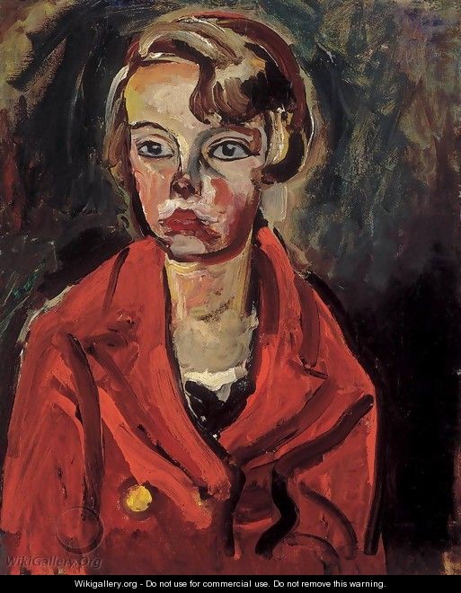 Child in Red Coat 1930 - Bela Onodi
