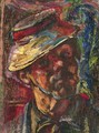 Self portrait in Transylvanian Hat 1960 - Istvan Reti