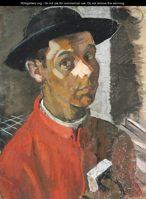 Self portrait in Rome 1936 - Istvan Reti