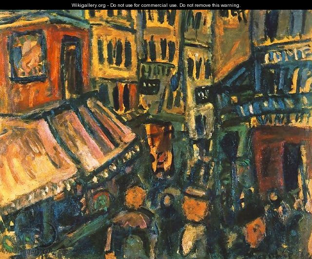 Street in Paris 1926 - Auguste Herbin