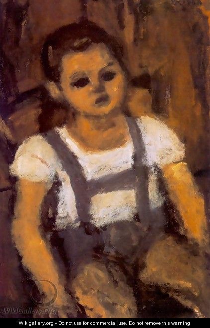 Sitting Boy c 1935 - Auguste Herbin