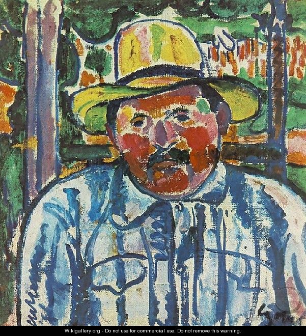 Man with Straw Hat 1906 - Auguste Herbin