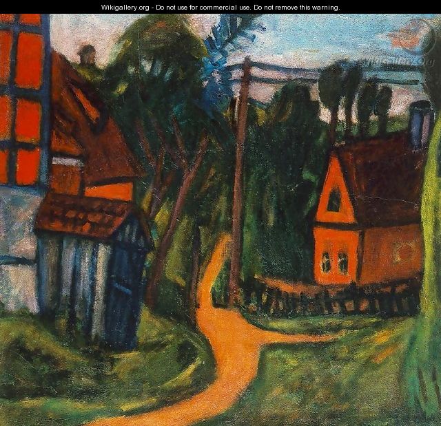 Confines of the Village 1922 - Auguste Herbin