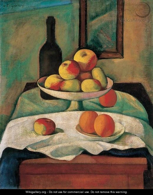 Still life with Apples and Oranges 1910s - Dezso Czigany