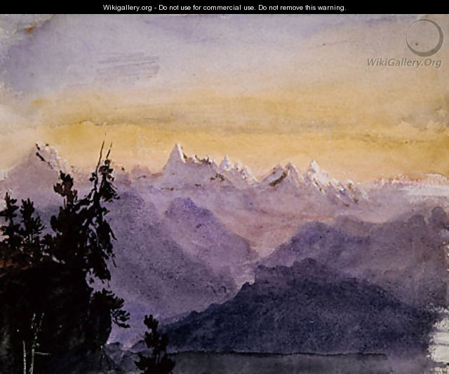 View from Mount Pilatus 1870 - John Singer Sargent