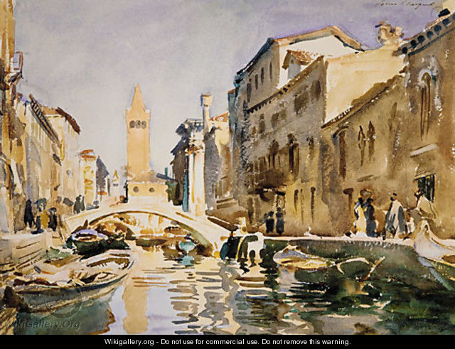 Venetian Canal 1913 - John Singer Sargent