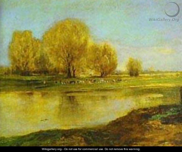 Willows By A Pond 1872 - Alexei Kondratyevich Savrasov