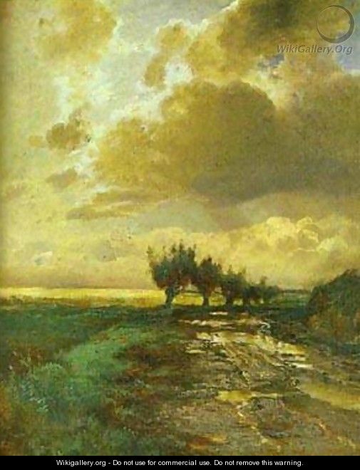 Country Road 1873 - Alexei Kondratyevich Savrasov