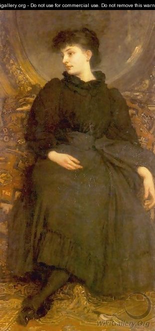 Kornelia Lotz Dressed in Black 1895 - Roelandt Jacobsz Savery