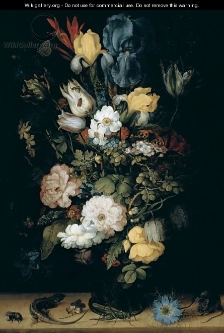 Bouquet of Flowers the so called Liechtenstein Bouquet 1612 - Roelandt Jacobsz Savery