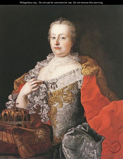 Queen Maria Theresia 1750s - Martin II Mytens or Meytens