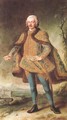Portrait of Denes Banffy mid 18th century - Martin II Mytens or Meytens