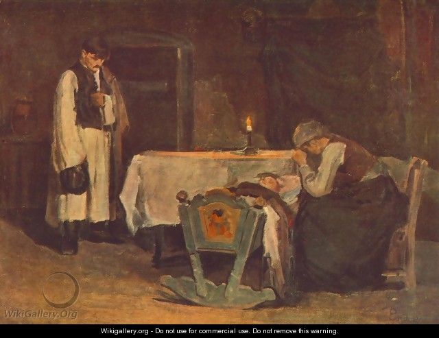 Beside the Cradle 1905 - Johann-Nepomuk Ender