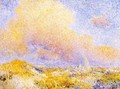 Village under a Rainbow as Seen from the Dunes 1887 - Theo Van Rysselberghe