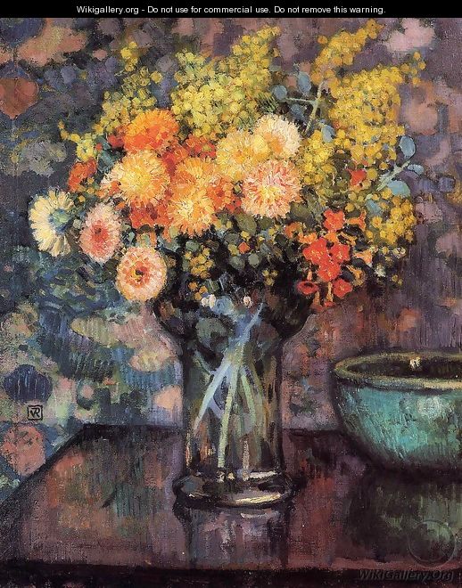 Vase of Flowers 1911 - Theo Van Rysselberghe