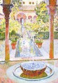 The Gardens of Generalife in Grenada 1913 - Theo Van Rysselberghe