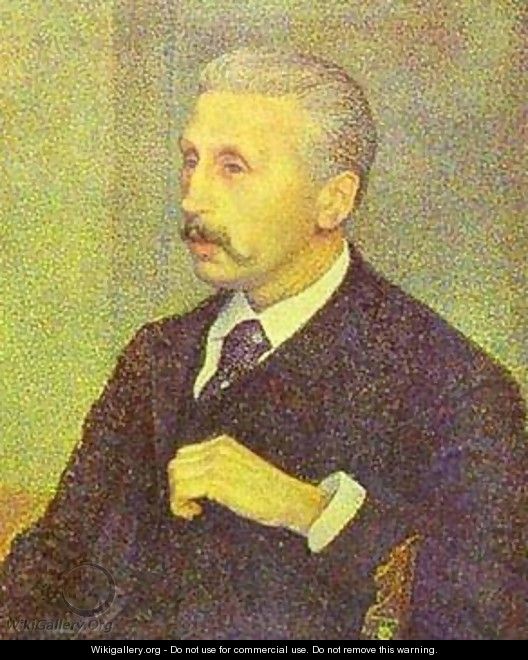 Portrait Of Auguste Descamps The Painters Uncle 1894 - Theo Van Rysselberghe