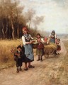 Going to the Market - Lajos Bruck