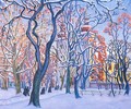 Snowy Square 1910 - Sidney Harold Meteyard