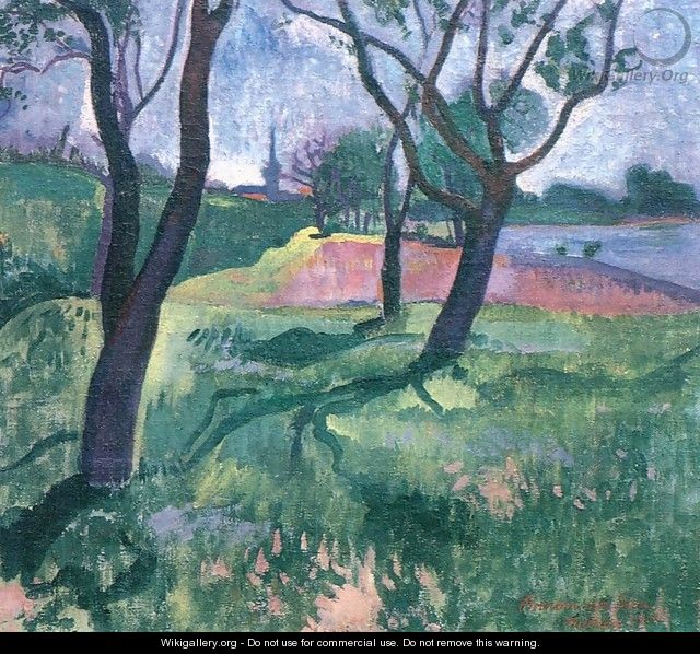Trees in the Wet Grass 1908 - Frigyes Frank