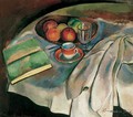 Still life with White Tablecloth 1919 - Frigyes Frank