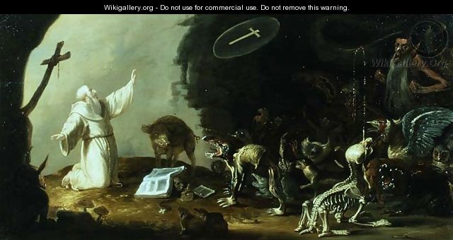 The Temptation of St Anthony - Cornelis Saftleven