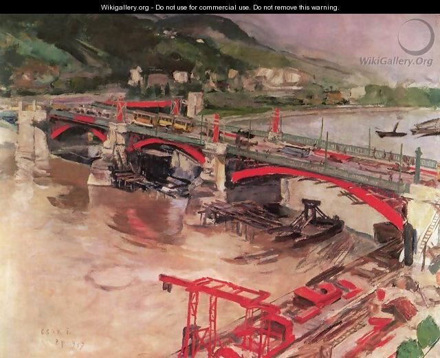 Rebuilding Margaret Bridge 1937 - Istvan Csok