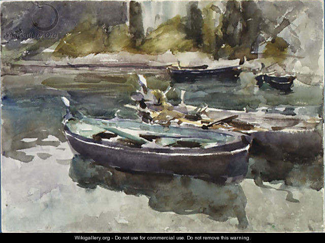 Small Boats 1913 - John Singer Sargent