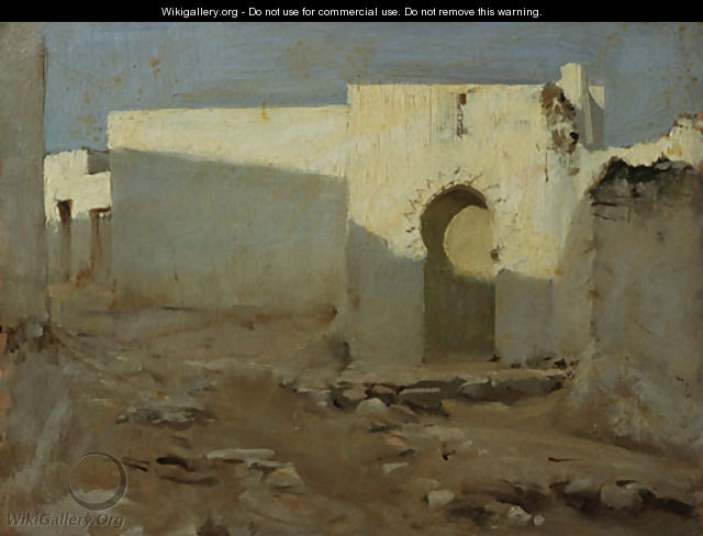 Moorish Buildings in Sunlight - John Singer Sargent