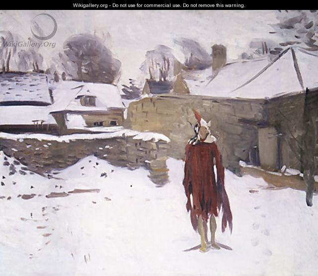 Mannikin in the Snow - John Singer Sargent