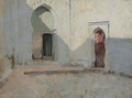 Courtyard Tetuan Morocco - John Singer Sargent