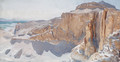 Cliffs at Deir el Bahri Egypt - John Singer Sargent