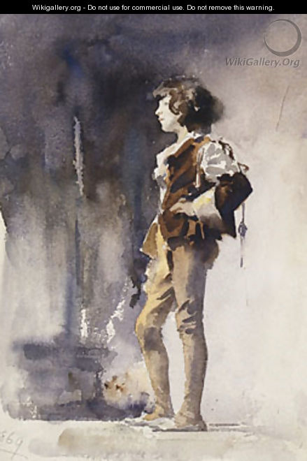 Boy in Costume Early 1880s - John Singer Sargent