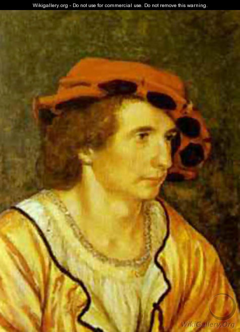 Portrait Of A Man Supposedly Anton The Good Duke Of Lorraine - Hans, the Younger Holbein