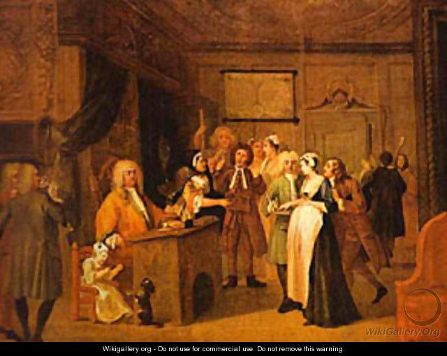 The Denunciation 1729 - William Hogarth