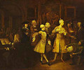 Surrounded By Artists And Professors (A Rakes Progress) 1732 - William Hogarth