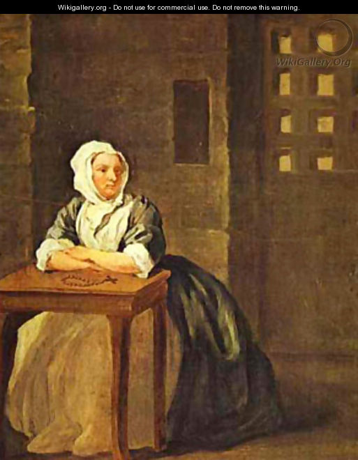 Sarah Malcolm In Prison 1733 - William Hogarth