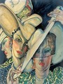 Hatted Women 1930s - Geza Voros