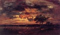 Twilight Landscape 1850 - Theodore Rousseau