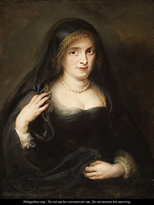 Portrait of a Woman Probably Susanna Lunden - Peter Paul Rubens