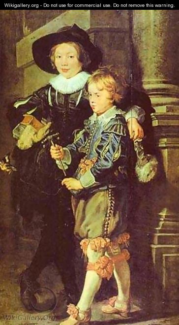 Artists Sons Albert And Nicholas 1624-1625 - Peter Paul Rubens